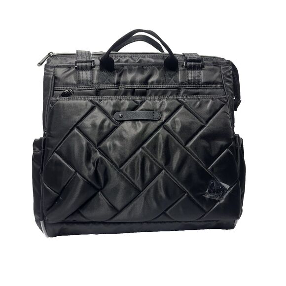 Lug Cabby Tote Black RFID Front Pocket Trolley Sleeve Zip Magnetic Closure - Picture 9 of 9